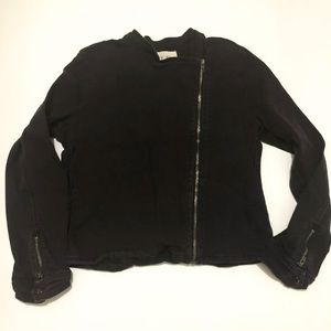 Thread & Supply Medium Juniors Black Zip Up Jacket
